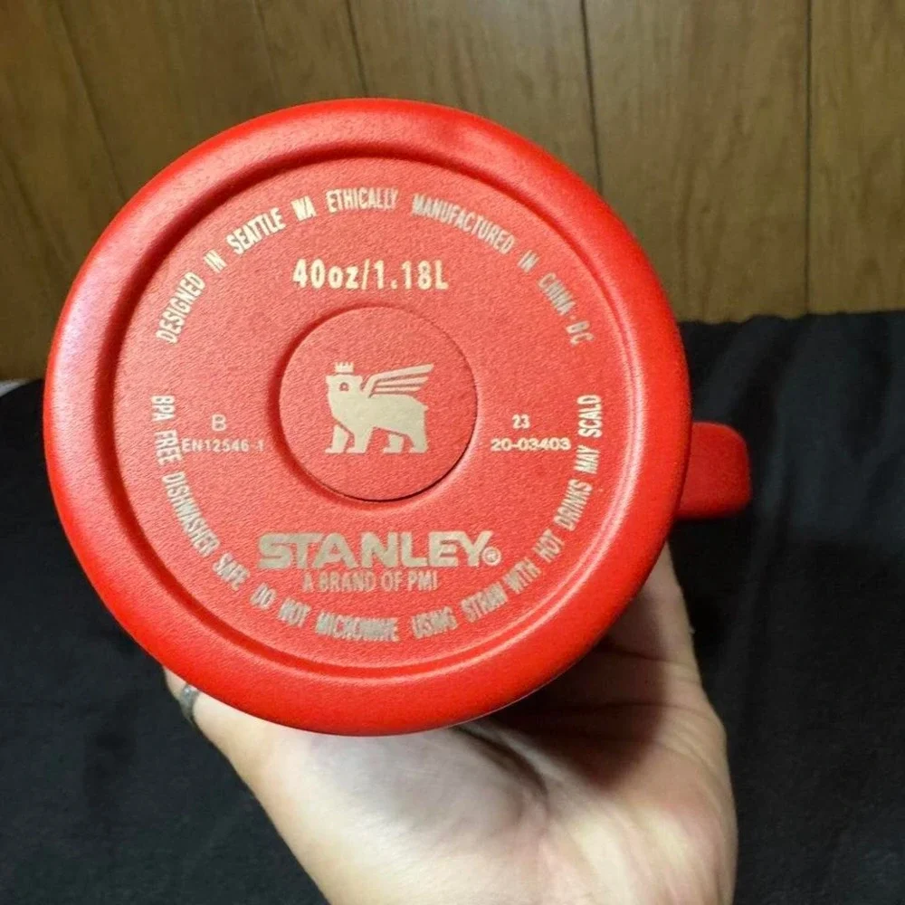 Red‎ Valentine's Day Edition Stanley 40 oz insulated mug with straw